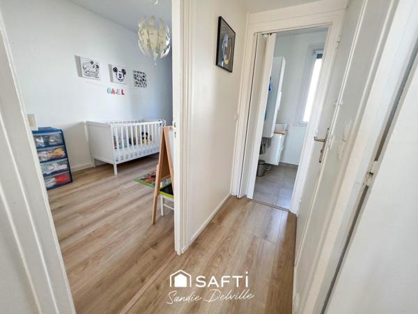 Appartement 4 pièces- 3 chambres- 65m²- cave