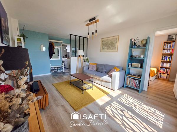 Appartement 4 pièces- 3 chambres- 65m²- cave