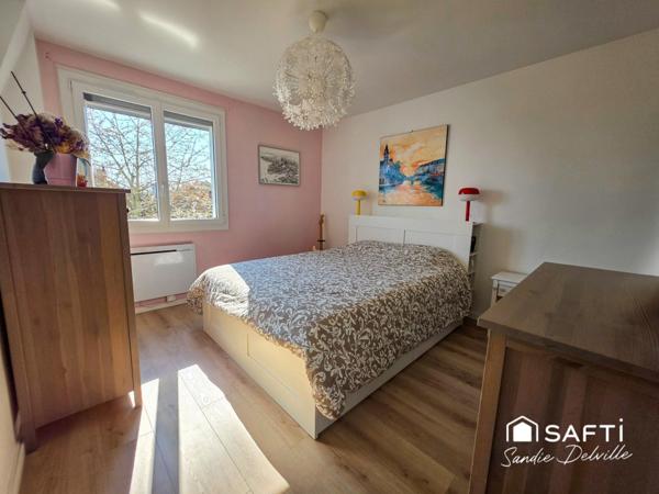 Appartement 4 pièces- 3 chambres- 65m²- cave