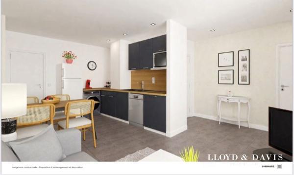 NANTES PLACE SANITA — T3 DE STANDING AVEC TERRASSE PRIVATIVE: LE CACHET RÉINVENTÉ
