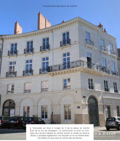 NANTES PLACE SANITA — T3 DE STANDING AVEC TERRASSE PRIVATIVE: LE CACHET RÉINVENTÉ