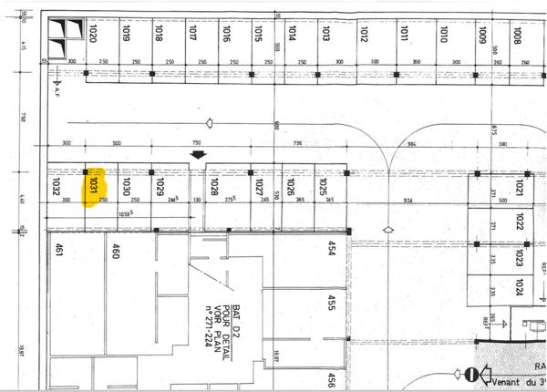place de parking en sous-sol à Versailles