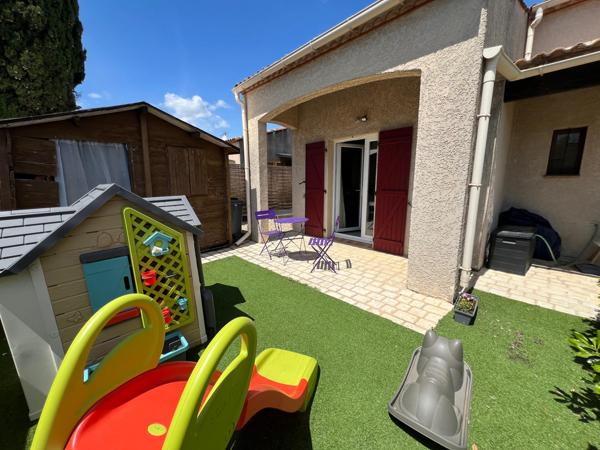 Maison en impasse deux chambres et jardin