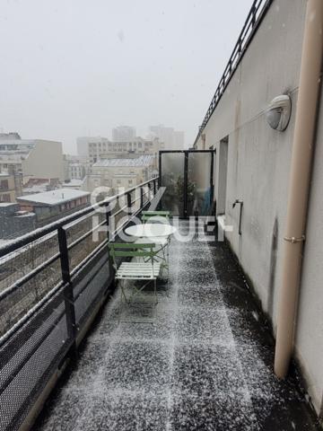 2 pièces lumineux 33 m² avec terrasse 11 m² BUTTES CHAUMONT