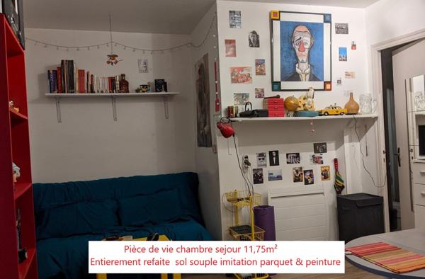 NOUVEAUTE UNIQUE CENTRE BOURG QUARTIER VIEUX RENNES STUDIO 17,16M² Sud