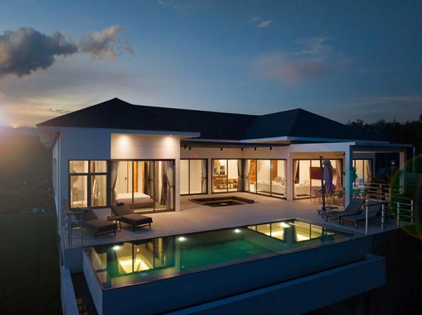 Villas 4 Chambres de Luxe avec Piscine à Phang Nga