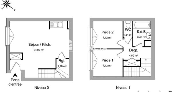 Location Appartement 2 pièces 48.77 m² - Pontault-combault 77340