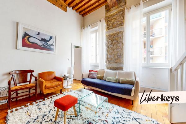 Bel appartement T3 bis de 67 m² - 2 vraies chambres - Haut des Pentes de la Croix-Rousse