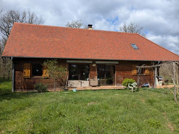 Maison en bois à 20 mn de Figeac Assier