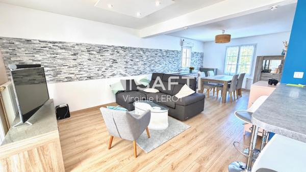 Maison familiale vivable de plain-pied avec sous-sol total – La Croix-Saint-Ouen