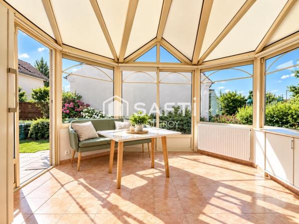 Maison familiale vivable de plain-pied avec sous-sol total – La Croix-Saint-Ouen