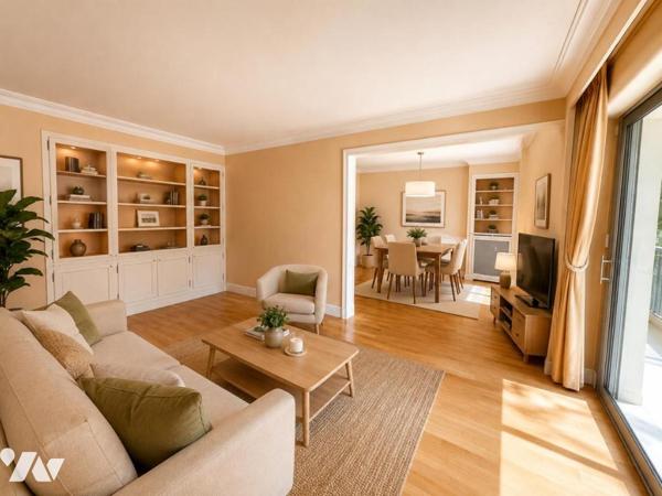 TRIANGLE D'OR D'ANGERS – APPARTEMENT DE STANDING AVEC GARAGE, STATIONNEMENT ET GRAND BALCON