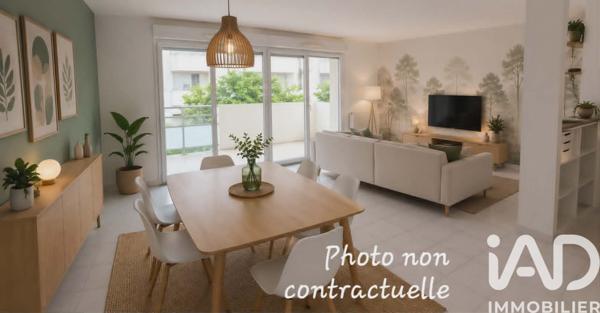 Appartement à vendre 3 pièces 63,23 m² Poitiers