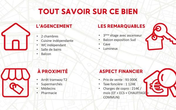 Appartement à vendre    3 pièces • 73,52 m2 Chenôve