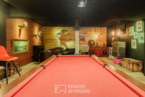 Maison d’architecte atypique vue cinématographique