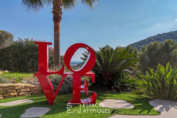 Maison d’architecte atypique vue cinématographique