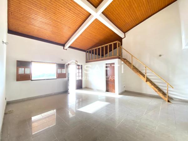 Haut de villa T4 + mezzanine avec vue mer et montagne