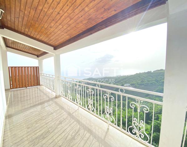 Haut de villa T4 + mezzanine avec vue mer et montagne