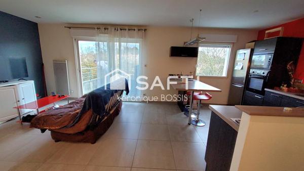 T3, dernier étage avec terrasse et parking privatif