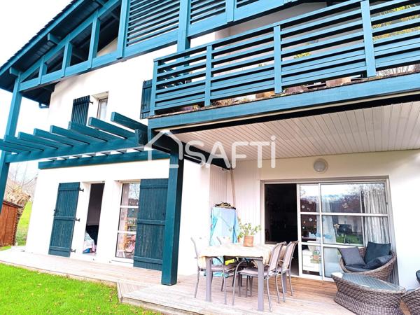 ARBONNE T4 AVEC JARDIN, TERRASSE, CAVE ET PLACE DE PARKING