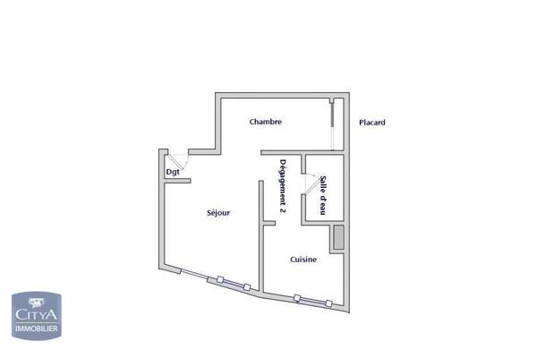 Appartement à vendre 2 pièces 36.12m²