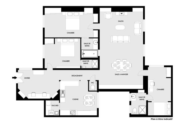 Appartement 5 pièces