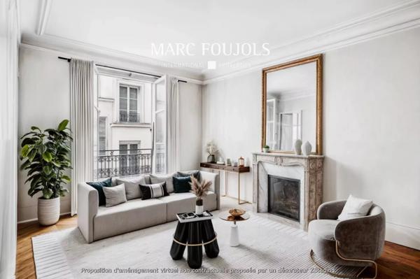 Paris XVII Saint Ferdinand appartement 60 m² à rénover