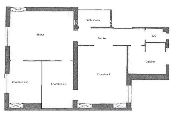 Paris XVII Saint Ferdinand appartement 60 m² à rénover