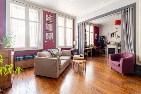 A vendre Nantes Hauts pavés appartement avec jardin