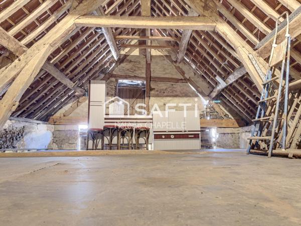 sous sol - 5 chambres -grange - combles aménageables