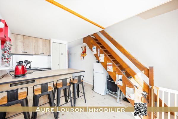 Génos (65240) DEMI-CHALET EN DUPLEX 29.2M² AU PIED DES PISTES DE LA STATION DE VAL LOURON