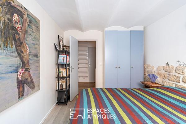 Duplex inversé comme une maison au coeur de Boulogne.