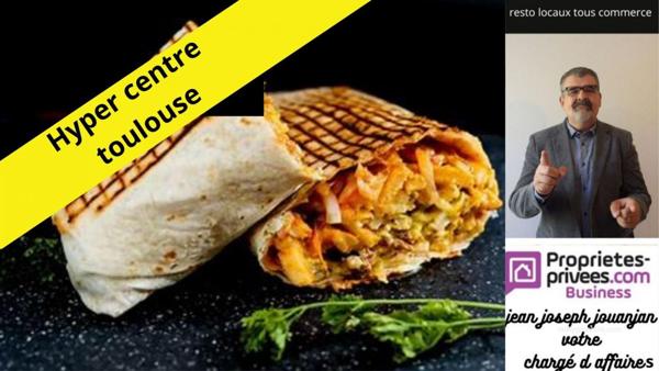TOULOUSE hyper centre - SNACK, RESTAURATION RAPIDE, kebab, tacos