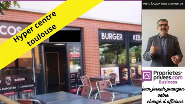 TOULOUSE hyper centre - SNACK, RESTAURATION RAPIDE, kebab, tacos