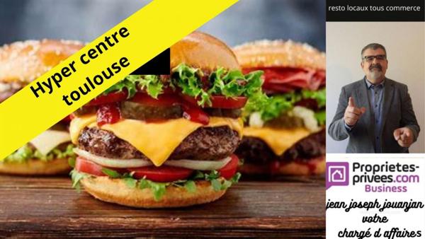 TOULOUSE hyper centre - SNACK, RESTAURATION RAPIDE, kebab, tacos