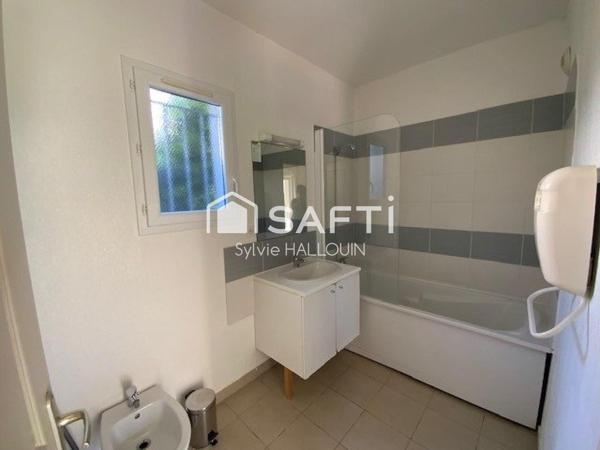 Appartement T2 bord de mer 34m² jardin 80m² parking