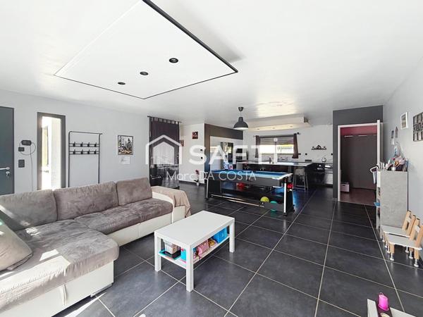maison 140 m2- 4 chambres- garage- terrain 904 m2