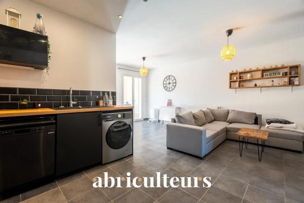 Gardanne (13120) : Appartement T3 en rez-de-jardin avec terrasse et box fermé