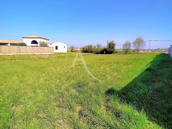 Terrain viabilisé 1120 m2 rive gauche