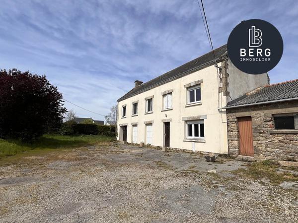Maison à vendre ERDEVEN – ancienne ferme de 6 pièces + hangar et annexes