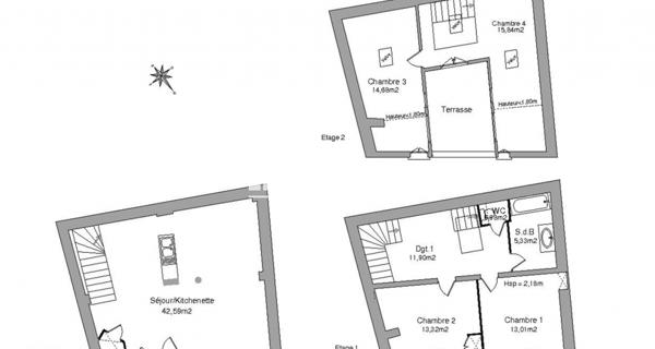 Location Maison 4 pièces 117.65 m² - Grigny 69520