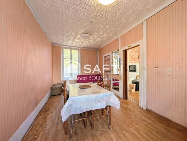 Maison de bourg 62 m² à rénover avec dépendance et jardin