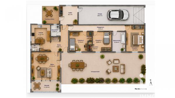 Maison à vendre 4 pièces 99,97 m² Tournefeuille