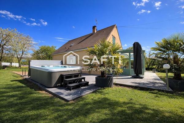 BIEN RARE avec fort potentiel + HANGAR 200 m² + SPA + EXTÉRIEURS SOIGNÉS – Sillé-le-Guillaume
