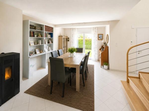ELEGANTE MAISON NEO-BRETONNE RENOVEE VIE DE PLAIN-PIED A BRECH | 126 m² | 4 chambres | Terrain clos de 600 m² | DPE performant  BRECH (56)
