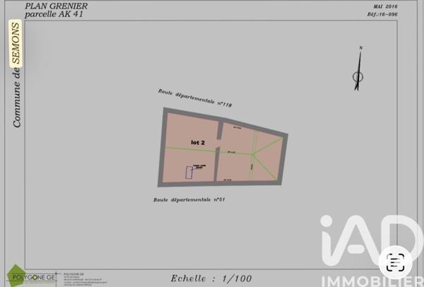Immeuble à vendre 340 m² Porte-des-Bonnevaux