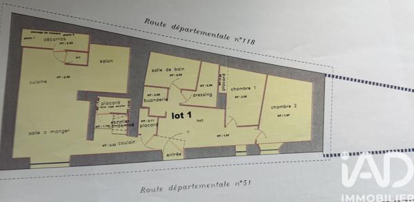 Immeuble à vendre 340 m² Porte-des-Bonnevaux