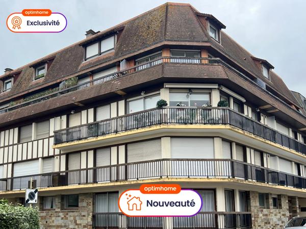DEAUVILLE – Adresse d’exception à deux pas de la plage et du centre -Duplex lumineux avec balcon