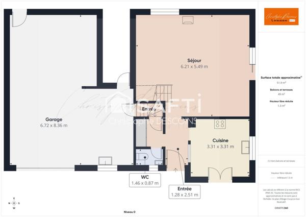 Superbe maison familiale rénovée  136 m²  Terrain 606 m²  Mayenne  SANS TRAVAUX