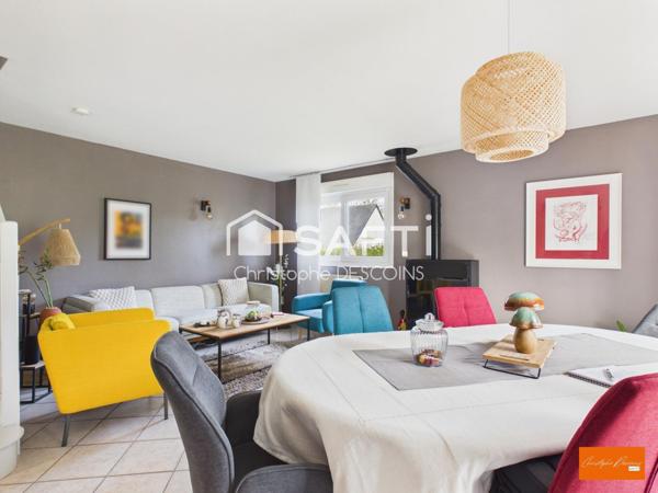 Superbe maison familiale rénovée  136 m²  Terrain 606 m²  Mayenne  SANS TRAVAUX